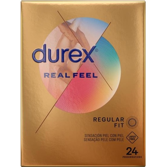 Durex Prezervatīvi Real Feel 24ud
