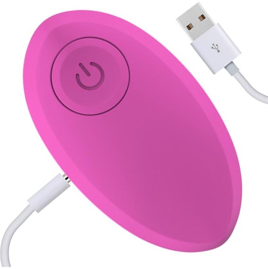 Intoyou Vibrējoša ola ar tālvadības pulti Odise USB silikona rozā krāsā