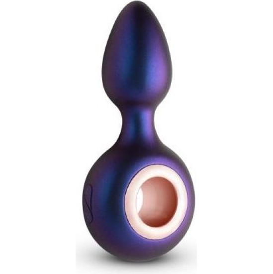 Hueman Deep Space Vibrating Butt Plug with Remote Control USB