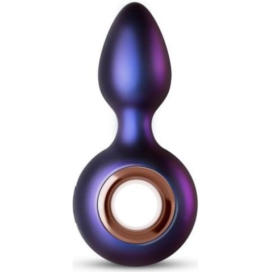 Hueman Deep Space Vibrating Butt Plug with Remote Control USB