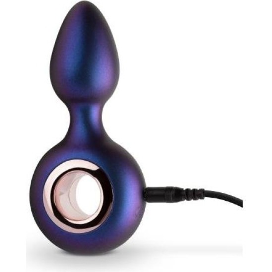 Hueman Deep Space Vibrating Butt Plug with Remote Control USB