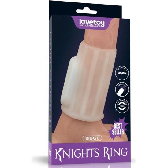 Lovetoy Vibrating Peenise Sleeve Ridge Knights