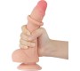 Lovetoy Libisev nahk kahekihiline dildo 7.5