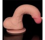 Lovetoy Libisev nahk kahekihiline dildo 7.5