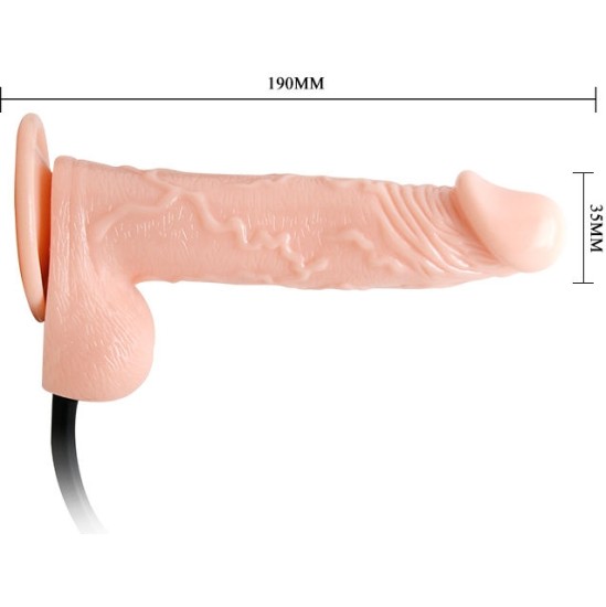 Baile Vibrators BAILE - REALISTAS VIBRUOJAMAS IR PRIPUČIAMAS DILDO