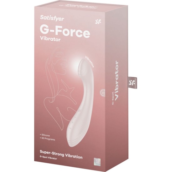 Satisfyer Vibrator APMIERINĀTĀJS - G-FORCE VIBRATOR G-SPOT STIMULĀTORS BĒŠS