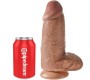 King Cock CHUBBY REALISTIC PENIS 23 CM KARAMELE