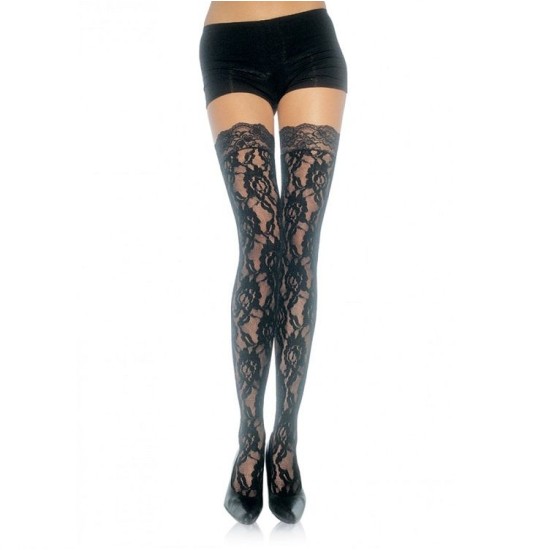 Leg Avenue Hosiery КРУЖЕВНЫЕ ЧУЛКИ LEG AVENUE