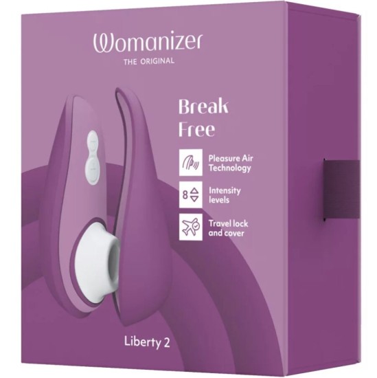 Womanizer LIBERTY 2 СТИМУЛЯТОР КЛИТОРА И ПРИСОСКА ФИОЛЕТОВЫЙ