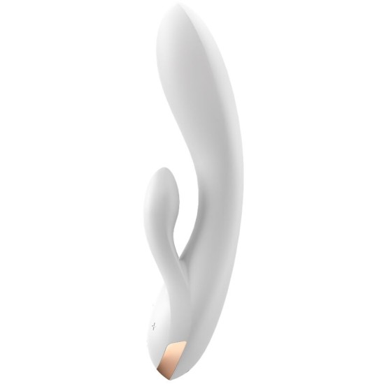 Satisfyer Connect APMIERINĀTĀJS — DOUBLE FLEX VIBRATOR APP WHITE