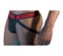 Macho Underwear MACHO — MX26X2 JOCK BLACK/RED L