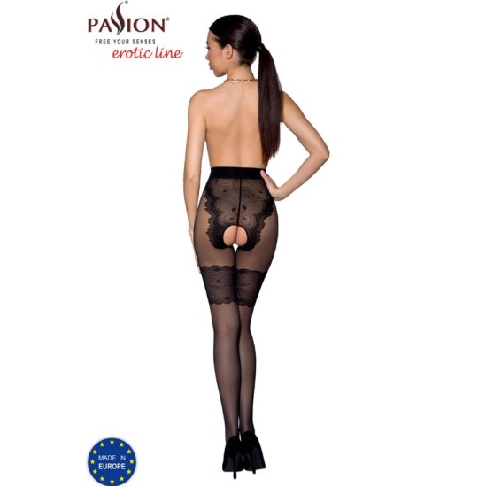 Passion Woman Garter & Stock PASSION — TIOPEN 013 STOCKING BLACK 1/2 (20/40 DEN)