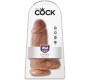 King Cock CHUBBY REALISTIC PENIS 23 CM KARAMELE