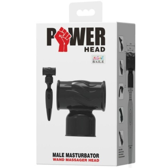 Baile Power Head BAILE - POWER HEAD INTERCHANGEABLE HEAD FOR MALE MASSAGER