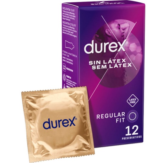 Durex Condoms DUREX - PREzervatyvai BE LATEKSO 12 VIENETŲ