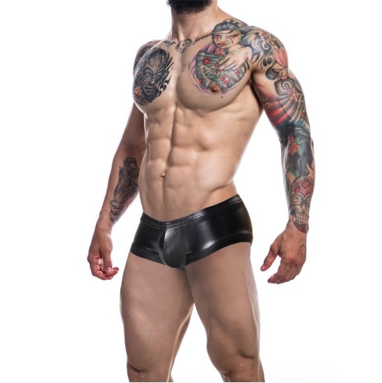 Cut4Men C4M Booty Shorts Leatherette Black