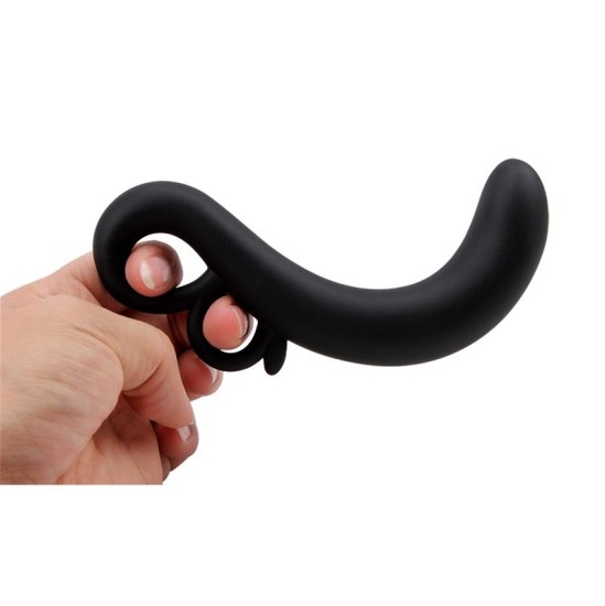 Chisa Two-Finger G-Spot Plug Silicone Black