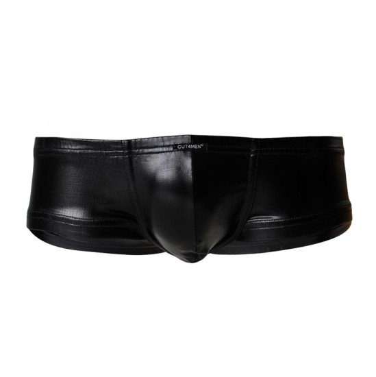 Cut4Men C4M Booty Shorts Leatherette Black