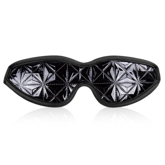 Black Sapphire Blindfold Sapphire Vegan Leather