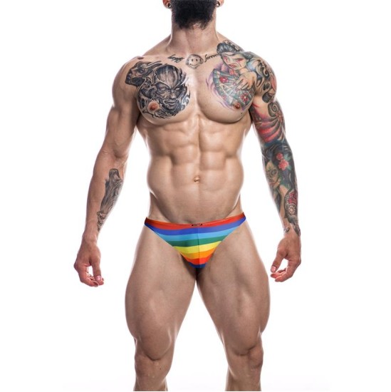 Cut4Men C4M03 Classic Thong Rainbow