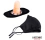 Latetobed Bdsm Line Face mask with 6 cm Detachable Dildo