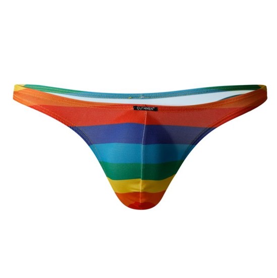 Cut4Men C4M03 Classic Thong Rainbow