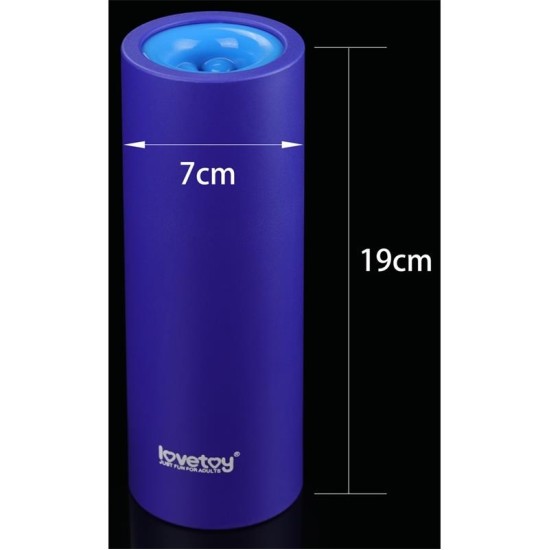 Lovetoy Мастурбатор с двойным открытием, минет, поглаживатель