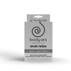 Body Ars Single Dose Anal Relaxing Water Based Lubricant Gel 20 x 4 ml