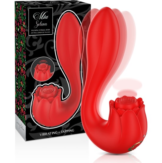 MIA SELENA STIMULATOR VIBRATING + TAPPING RED