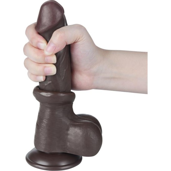 Lovetoy Bīdāmās ādas divslāņu dildo 8