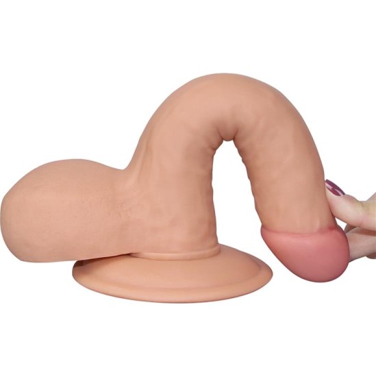 Lovetoy Dildo The Ultra Soft Dude 7.5 Flesh