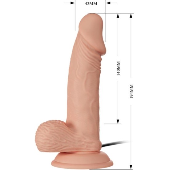 Baile Dildos BAILE — SKAISTĀ ZEBULONA VIBRĀCIJA 19,4 CM DABĪGA