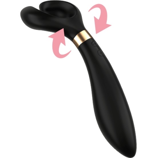 Satisfyer Partner APMIERINĀTĀJS — BEEZGALĪGS PRIEKŠS MULTI VIBRATORS 3 MELNS