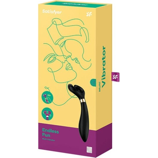 Satisfyer Partner PATINKANTIS – BEBAIGAS LINKSMAS MULTI VIBRATOR 3 BLACK