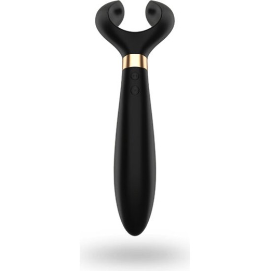 Satisfyer Partner APMIERINĀTĀJS — BEEZGALĪGS PRIEKŠS MULTI VIBRATORS 3 MELNS