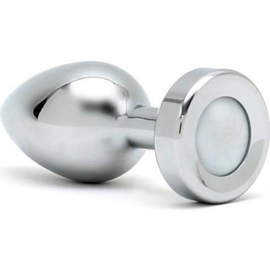 Bondage Play Butt Plug with Led Lights Pisa Silver