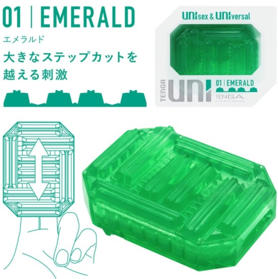 Tenga VIENO EMERALD MASTURBATORU TIMBLE