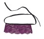 Subblime Corsets SUBBLIME KORSETAS – STRAIŠTAS IR BLINDFOLD JUODA IR PURPURA S/M