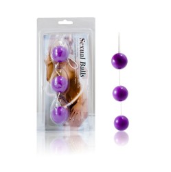 Baile Stimulating BAILE - СТРИП-СИРЕНЕВЫЕ АНАЛЬНЫЕ ЯИЦЫ ABS