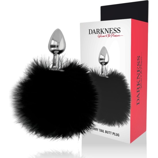 Darkness Anal DARKNESS — ĪPAŠI ANĀLAIS DZEŅA KARŠĶIS AR MELNU ASTI 7 CM