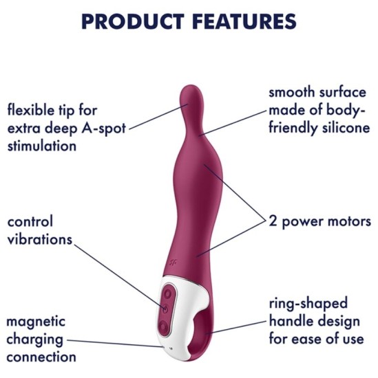 Satisfyer Vibrator APMIERINĀTĀJS — APbrīnojams 1 ASPOT VIBRATORS