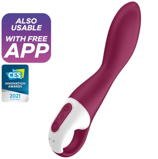 Satisfyer Vibrator APMIERINĀTĀJS — APsildāms AIZRAUŠANAS GSPOT VIBRATORS