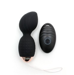 Rimba Toys Vibrējošas Kegela bumbas ar tālvadības pulti Athens Black