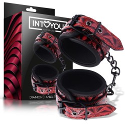 Diamond Line Regulējamas potīšu aprocītes Diamond Vegan Leather