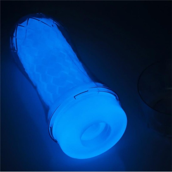 Lovetoy Vīriešu masturbators Lumino Blue Light