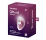 Satisfyer Cloud Dancer Clit Sucker ir Vibe Red Print