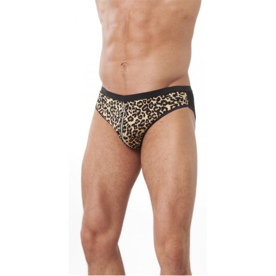 Amorable Slips ar rāvējslēdzēju Leopard One Size