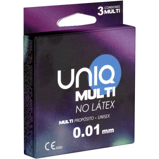 Uniq Multisex prezervatyvai 3 vnt