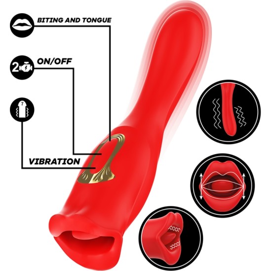 MIA SIENA TRIPLE PLEASURE VIBRATING + BITING