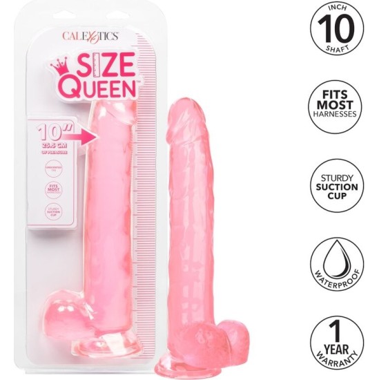 California Exotics CALEX SIZE QUEEN DILDO - PINK 25.5 CM